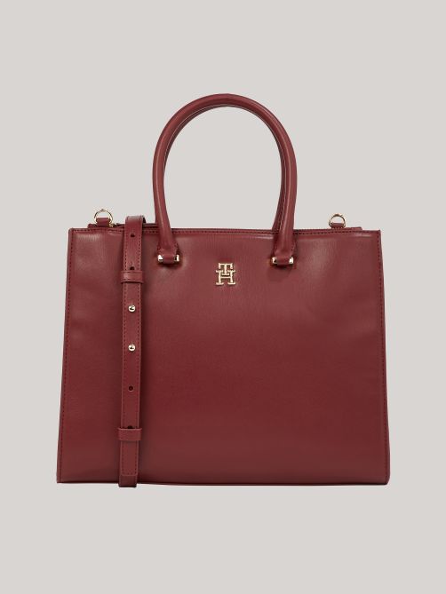 TH Monogram Plaque Tote