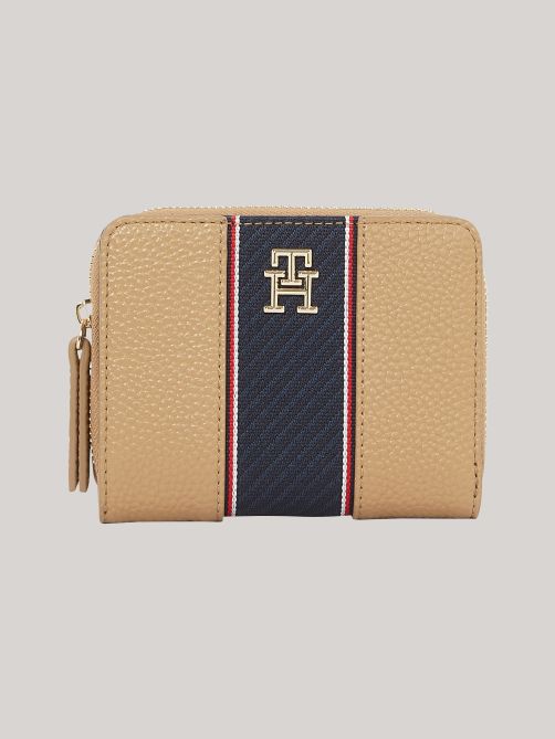 TH Monogram Zip-Around Wallet