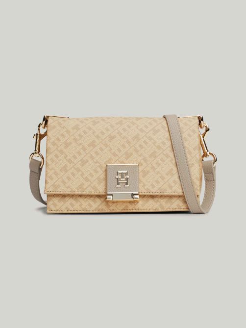 حقيبة كروس بودي بشعار