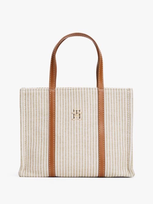 TH Monogram Crossbody Beach Tote Bag