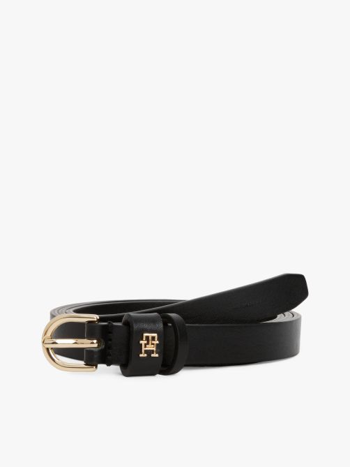 Essential TH Monogram Leather Belt