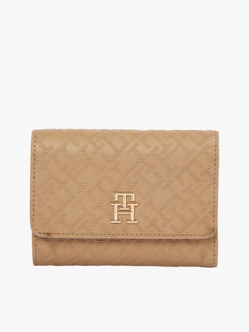 Th Monogram Trifold Wallet