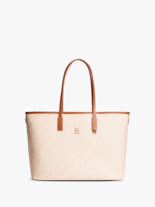 TH Monoplay Tote Bag With Leather