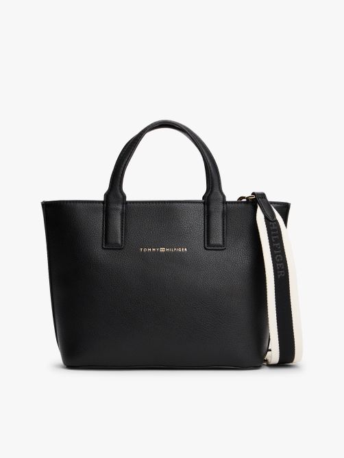 Logo Webbing Strap Tote Bag