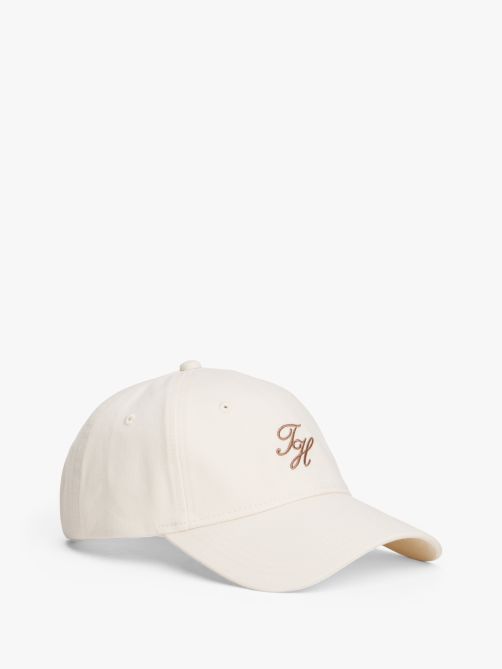 Th Monogram Embroidery Baseball Cap
