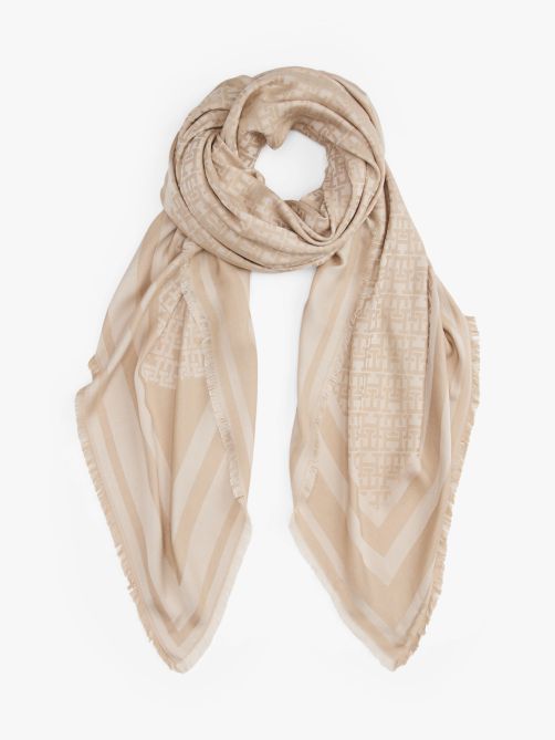 Monogram Square Scarf