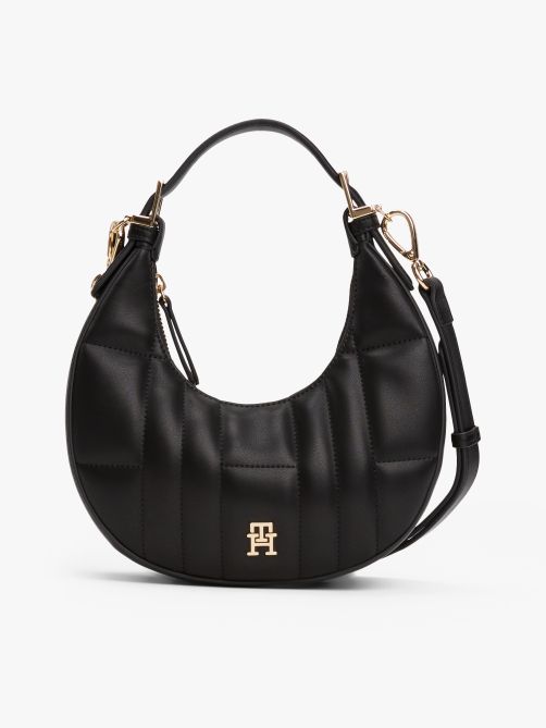 Quilted Crescent Crossbody Shoulder Bag