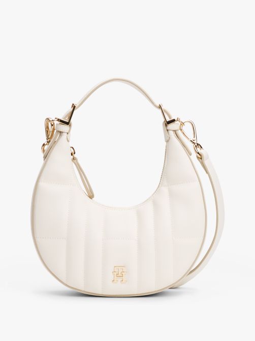 Quilted Crescent Crossbody Shoulder Bag