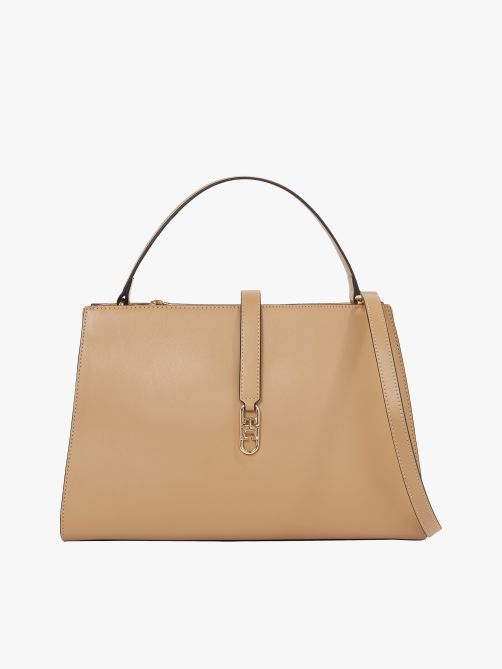 TH Monogram Crossbody Satchel Bag