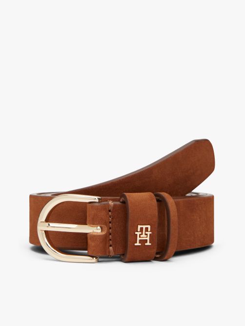 Essential Rounded Buckle Leather Belt