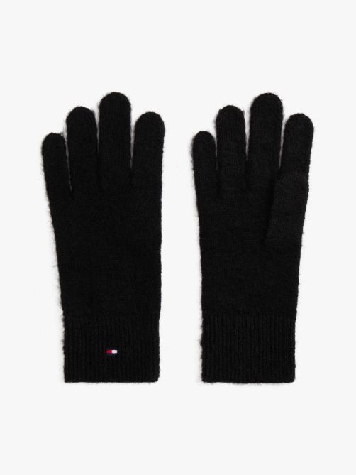 Hilfiger Flag Fluffy Knit Gloves