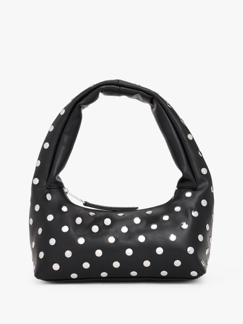 Metal Stud Shoulder Bag