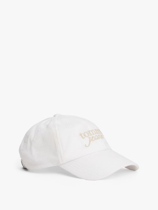 قبعة بيسبول من قماش الكوردوري مطرزة بالشعار