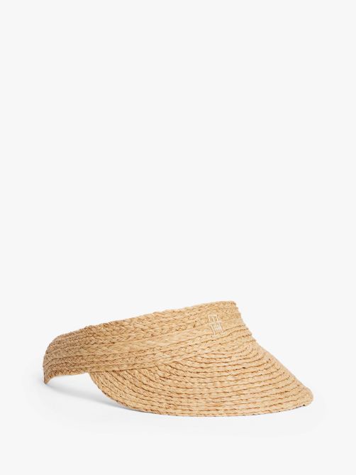 Raffia Straw Visor