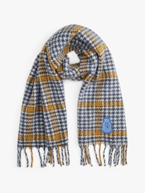 وشاح ناعم من مزيج الصوف مزين بشارة تومي