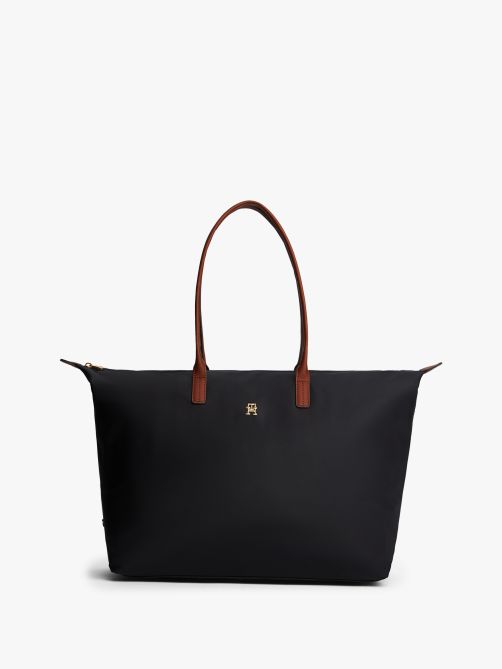 TH Monogram Plaque Tote Bag