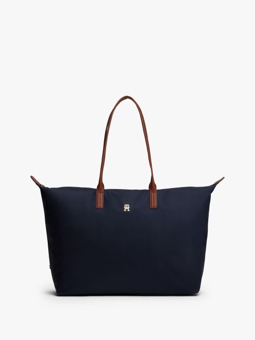 TH Monogram Plaque Tote Bag