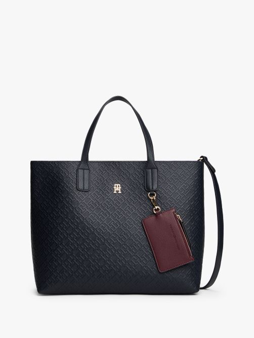 Hilfiger Icon Embossed TH Monogram Tote Bag