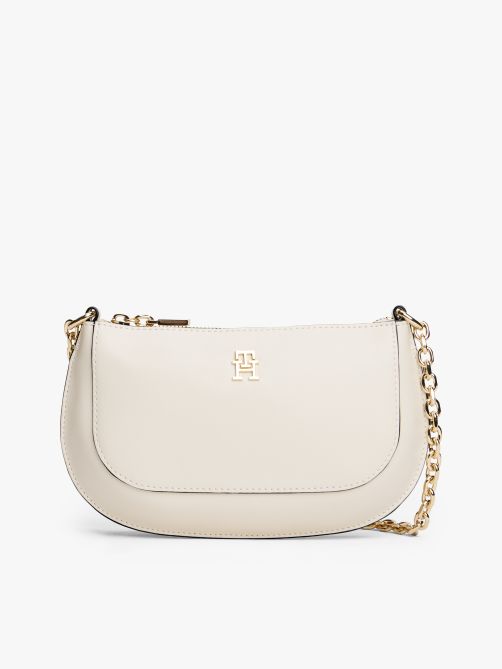 TH Monogram Chain Strap Crossbody Bag