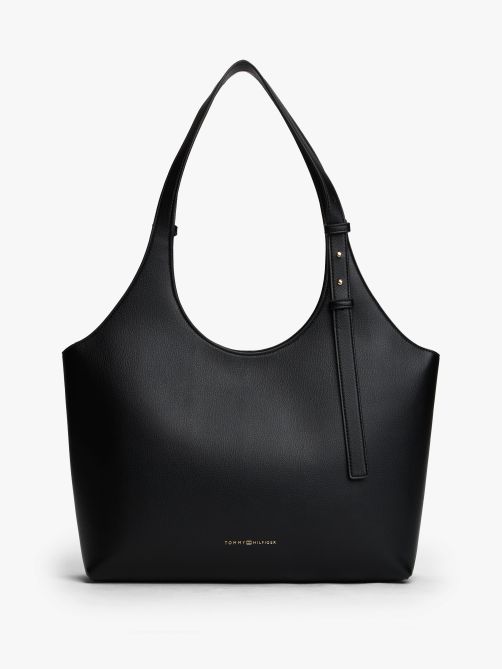 حقيبة توت مزينة بحروف الشعار من تومي هيلفيغر