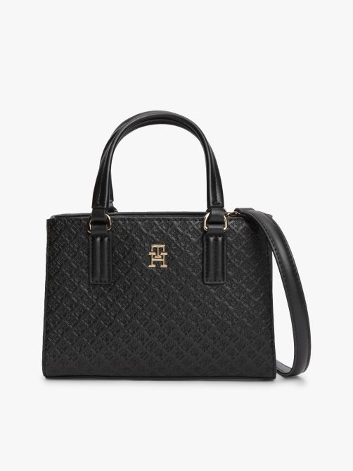 TH Monogram Crossbody Tote Bag