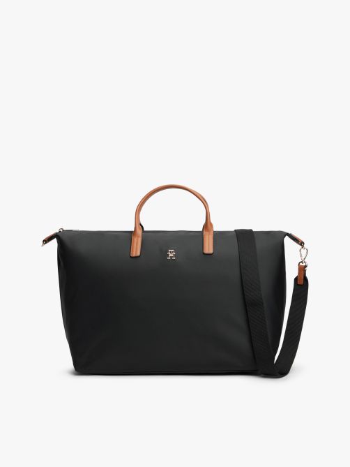 TH Monogram Weekender Bag with Leather