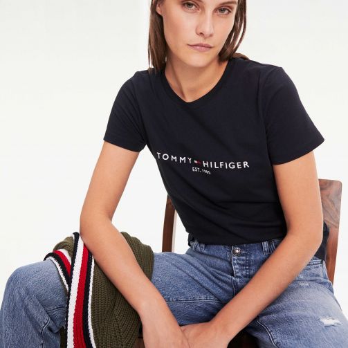 Essential Logo Embroidery Organic Cotton T-Shirt