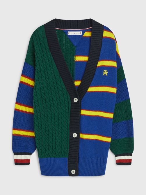Yellow varsity cardigan 2025