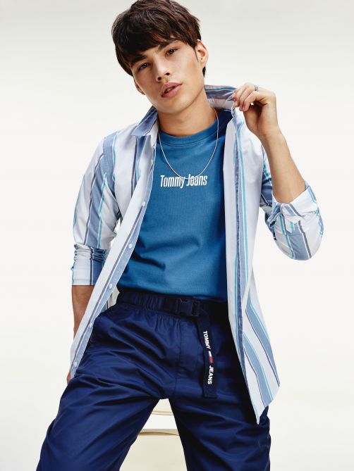 Essential Flag Patch Stripe Shirt