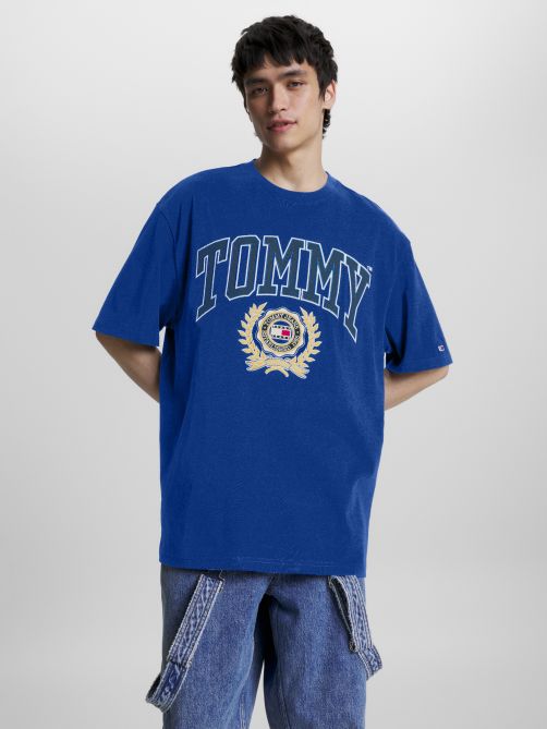 College Logo Oversized Fit T-Shirt