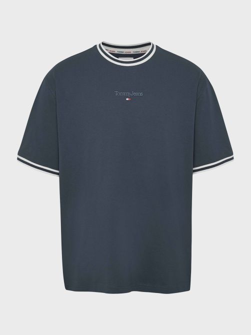 Tipped Oversized Fit Skater T-Shirt