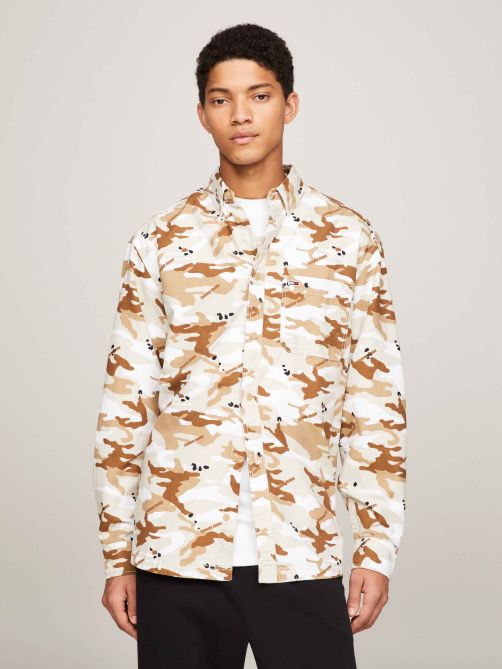 Oversized on sale camo shirt