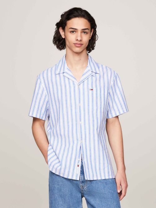 Camp collar short sleeve shirt best sale