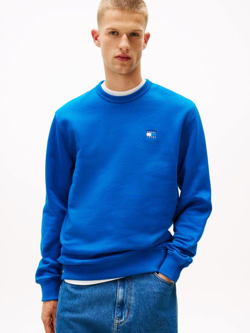 Tonal Tommy Badge Crew Neck Sweatshirt