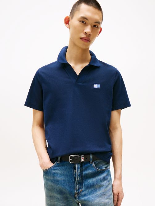 Tommy Badge Skipper Collar Polo Shirt