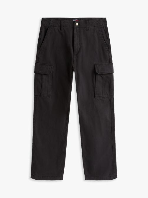 Herringbone Cargo Trousers