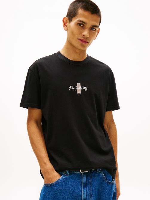 Signature Logo Embroidery Crew Neck T-Shirt