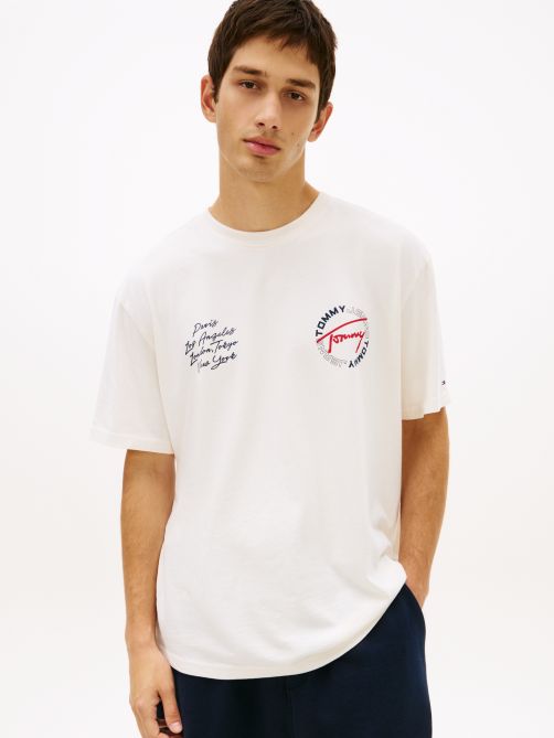 Circular Back Logo Relaxed T-Shirt