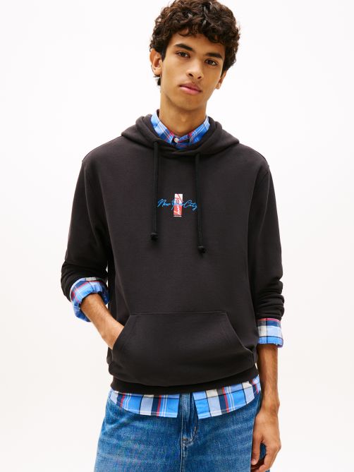 Signature Back Logo Terry Drawstring Hoody