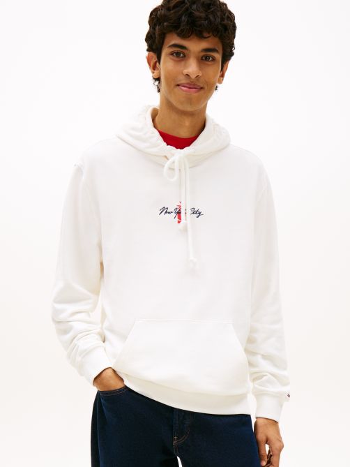 Signature Back Logo Terry Drawstring Hoody