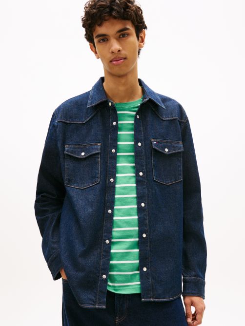 Regular Fit Western Denim Shirt
