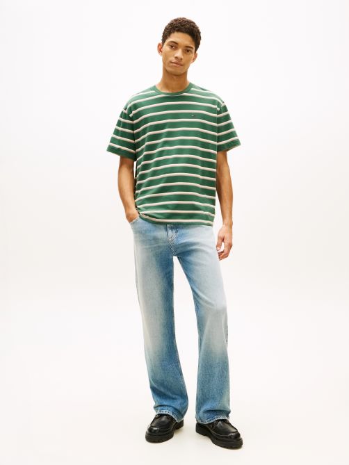 Faded Distressed Bootcut Jeans