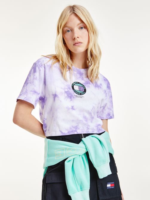 تيشيرت قصير بطبعة تاي داي