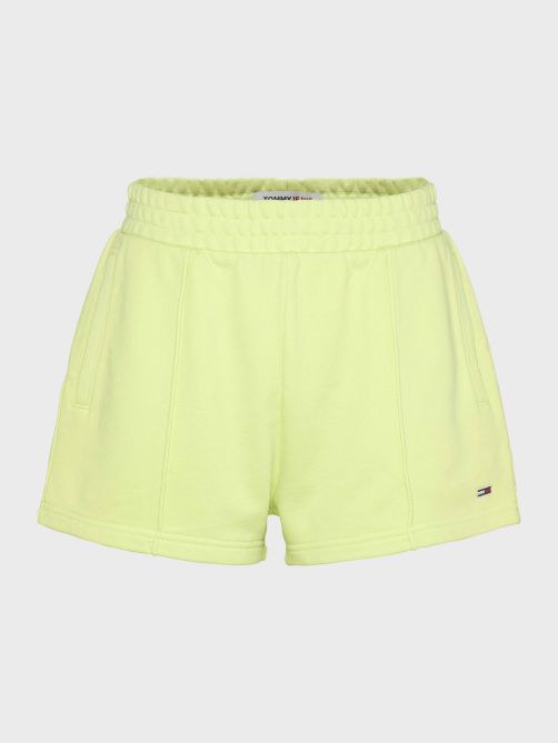 Logo Flag Elastic Waist Shorts