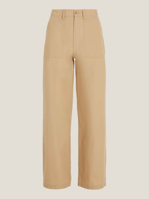 Claire High Rise Wide Leg Cargo Trousers