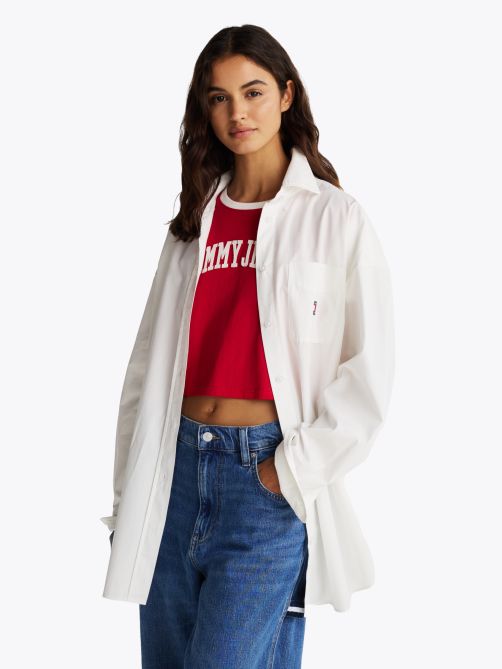 Oversized Fit Poplin Shirt