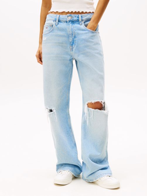 Mia Mid Rise Relaxed Straight Jeans 