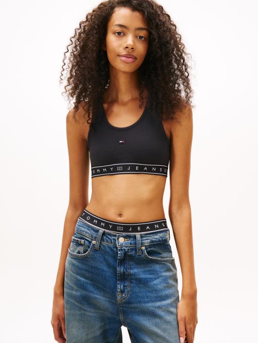 Racerback Slim Cropped Bra Top