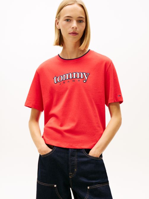 Logo Appliqué Relaxed Boxy T-Shirt