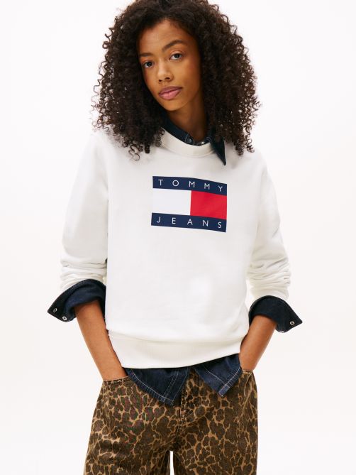 Tonal Tommy Flag Sweatshirt